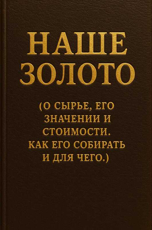 Наше золото - Алексей Петрович Варавва